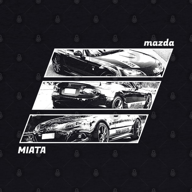 Mazda Miata MX-5 NC Black 'N White Archive 2 (Black Version) by Cero